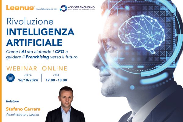 16 ottobre - Intelligenza Artificiale - Come l'AI può aiutare i CFO a guidare i Franchisor verso il futuro
