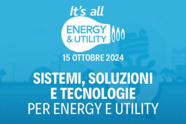 15 ottobre - IT’S ALL ENERGY UTILITY